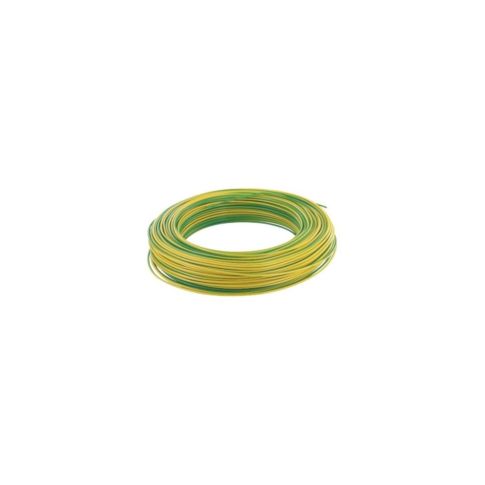 Selection Brico-Travo - H07 v-u 1,5 mm² vg couronne 100 m vert / jaune - Fils et câbles électriques