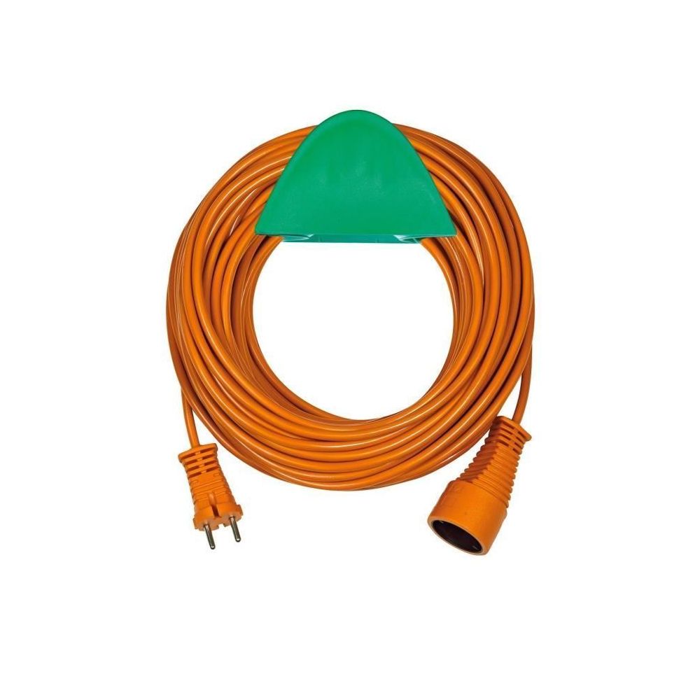 marque generique - RALLONGE Rallonge électrique orange 30m H05VV-F2x1.5 - Rallonges domestiques