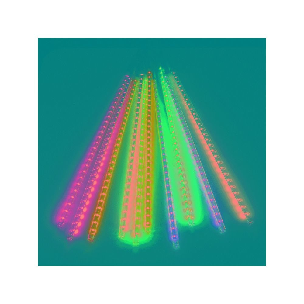 Wewoo - LED Météor 10 PCS 50cm 2835 SMD Meteor Light / Lumière décorative, AC 100-240V, Rayon: 1.2 cm, US / UE Plug colorée - Ruban LED
