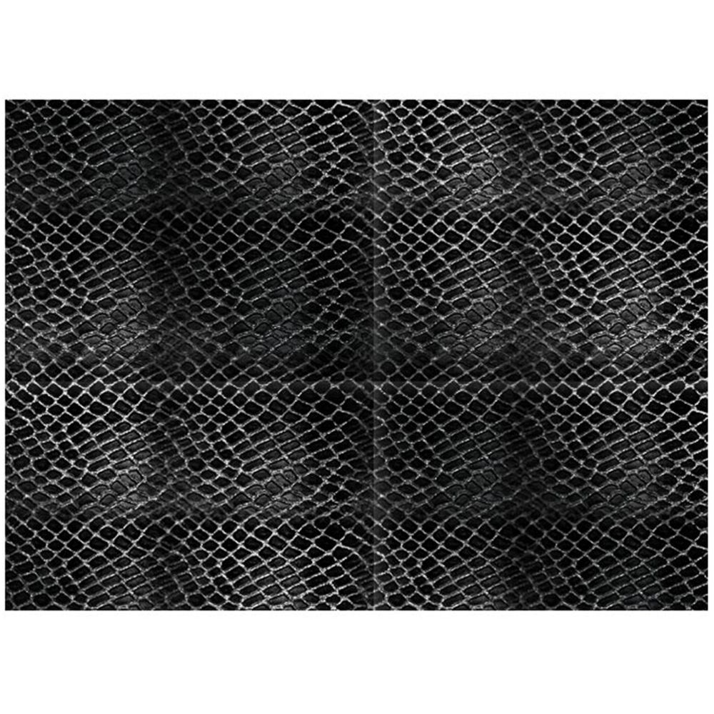 Sudtrading - Rouleau Sticker Peau de serpent Noir 45 x 150 cm - Papier peint