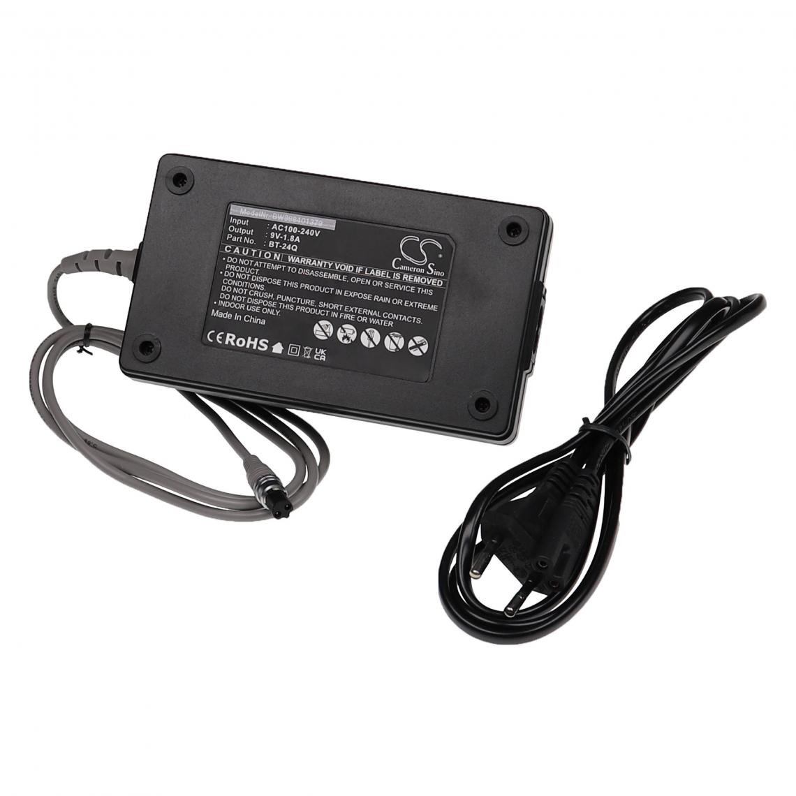Vhbw - vhbw Chargeur compatible avec Topcon GTS-303D appareil de mesure - Noir, plastique - Piles rechargeables
