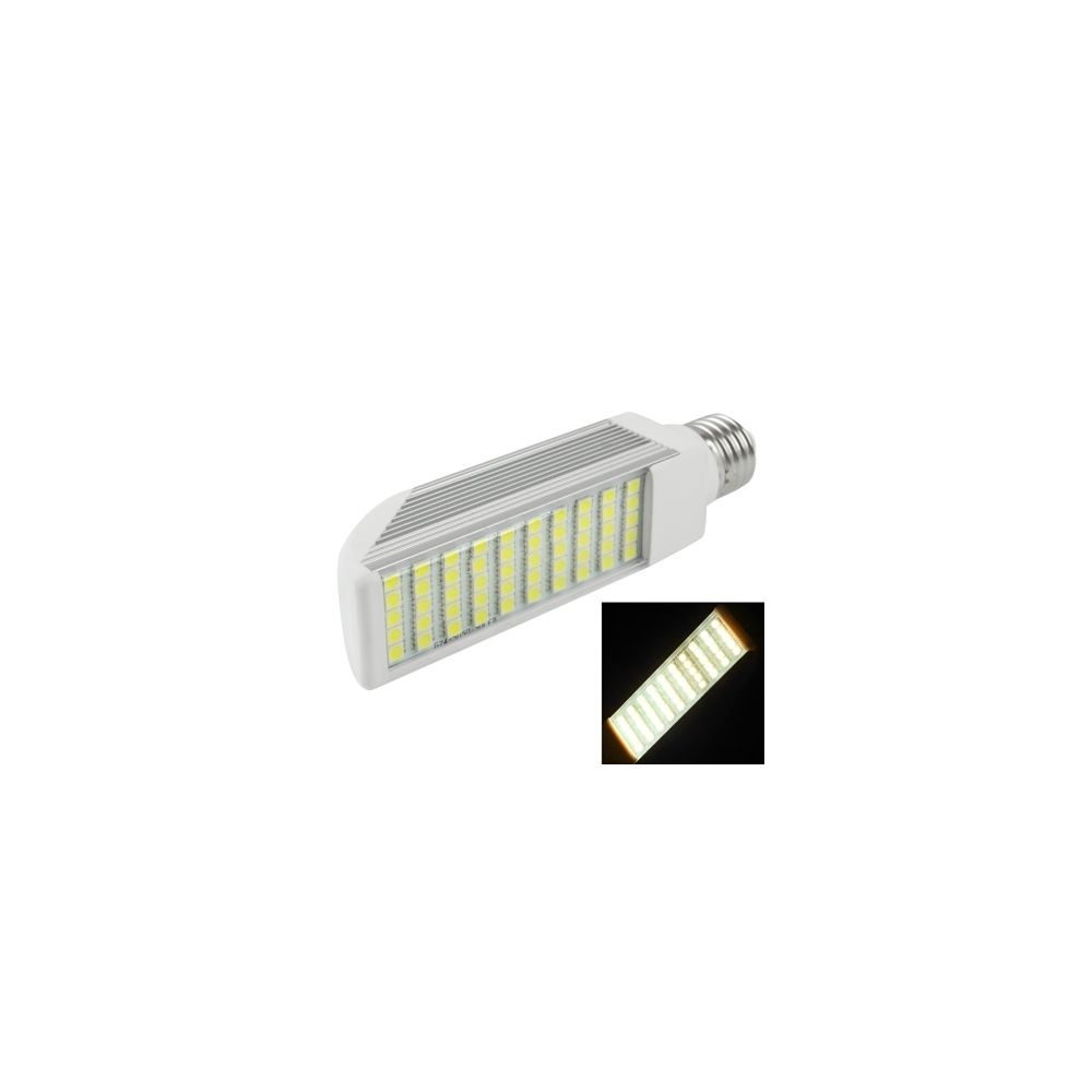 Wewoo - Ampoule LED Horizontale blanc E27 12W Chaud 50 5050 SMD Transverse, AC 85V-265V - Ampoules LED
