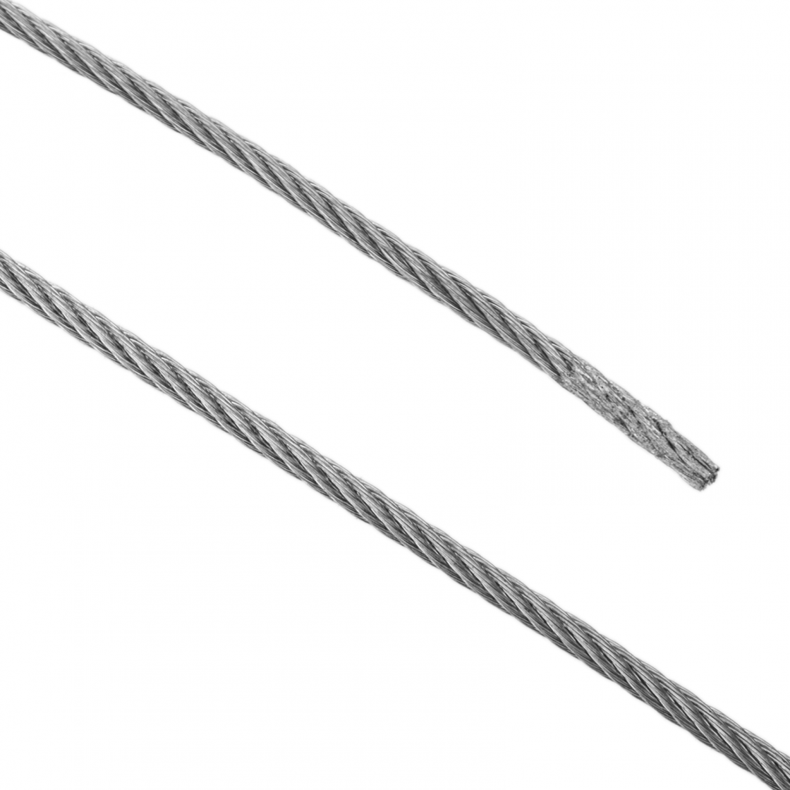 Primematik - Câble en acier inoxydable de 2,0 mm. Bobine de 6 m - Fils et câbles électriques