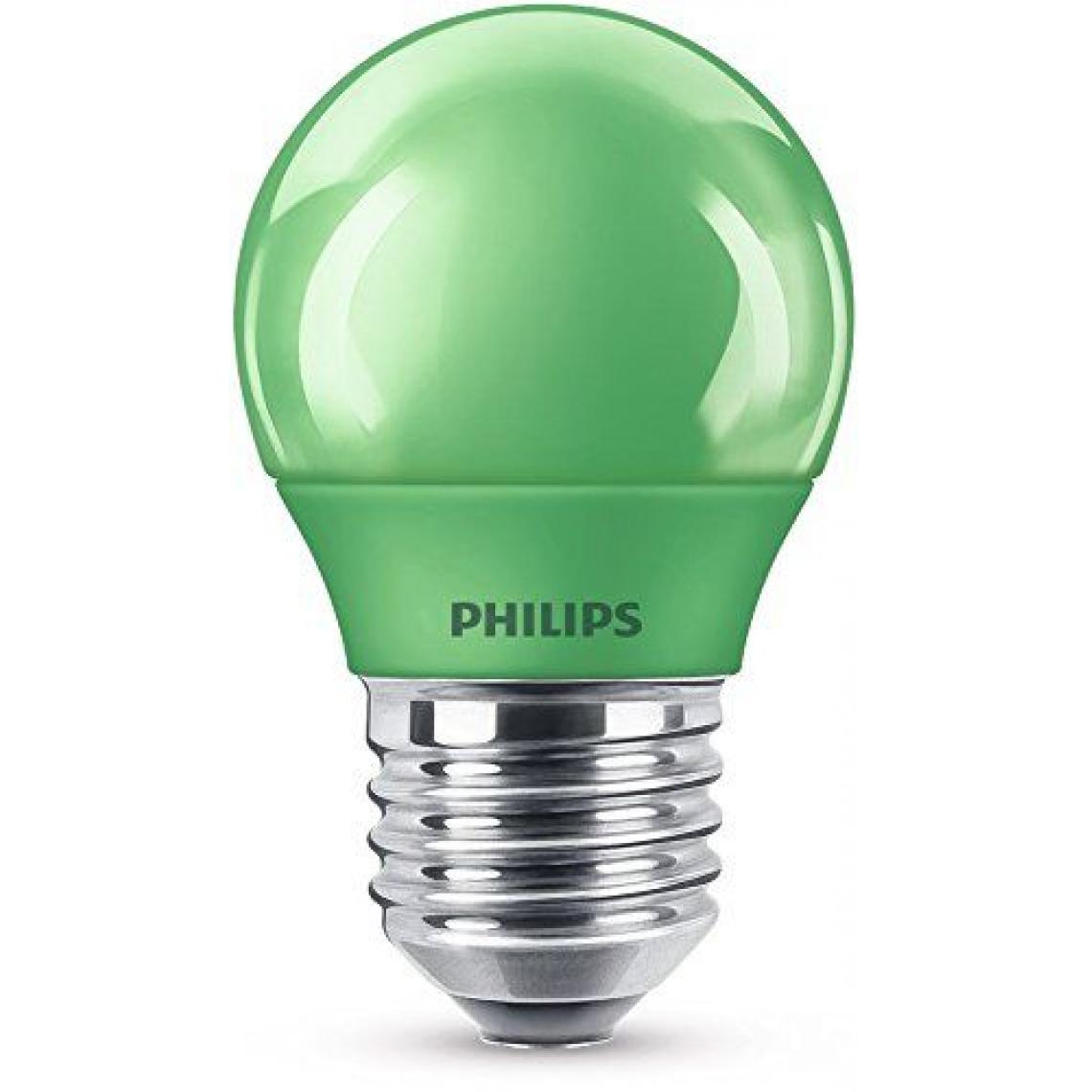 Philips - Ampoule LED E27 Philips Lighting 929001394201 en forme de goutte 3.1 W = 25 W vert (Ø x L) 45 mm x 78 mm EEC: classe C - Ampoules LED