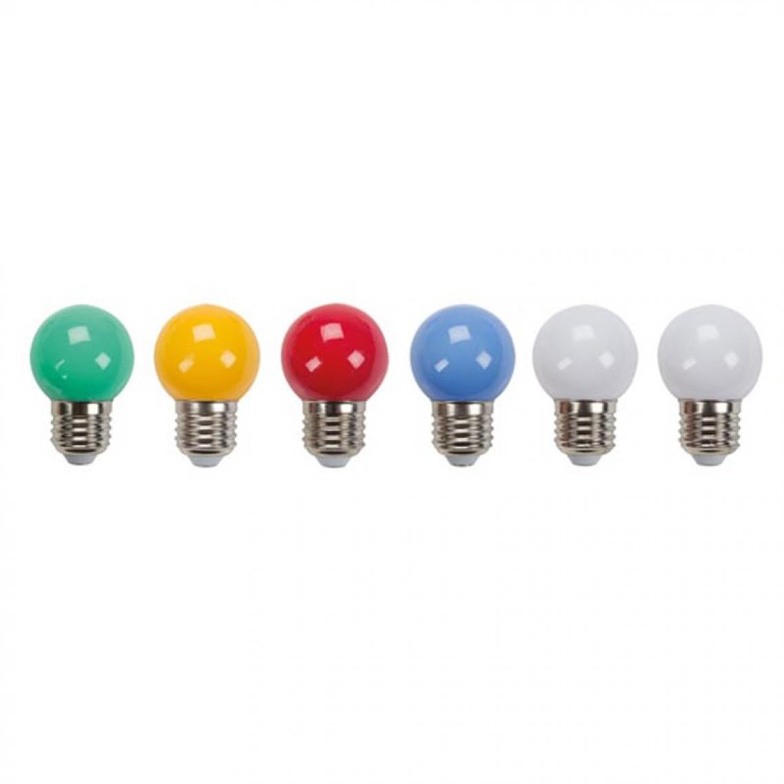 Perel - Ampoules Led Multicolores - 10 Pcs - Ampoules LED