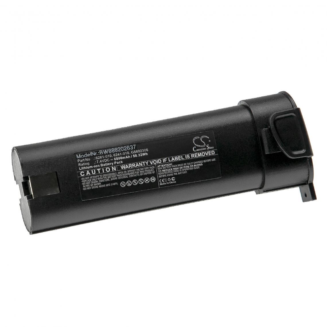 Vhbw - vhbw Batterie compatible avec Monarch Tachometers outil de mesure (6800mAh, 7,4V, Li-ion) - Piles rechargeables