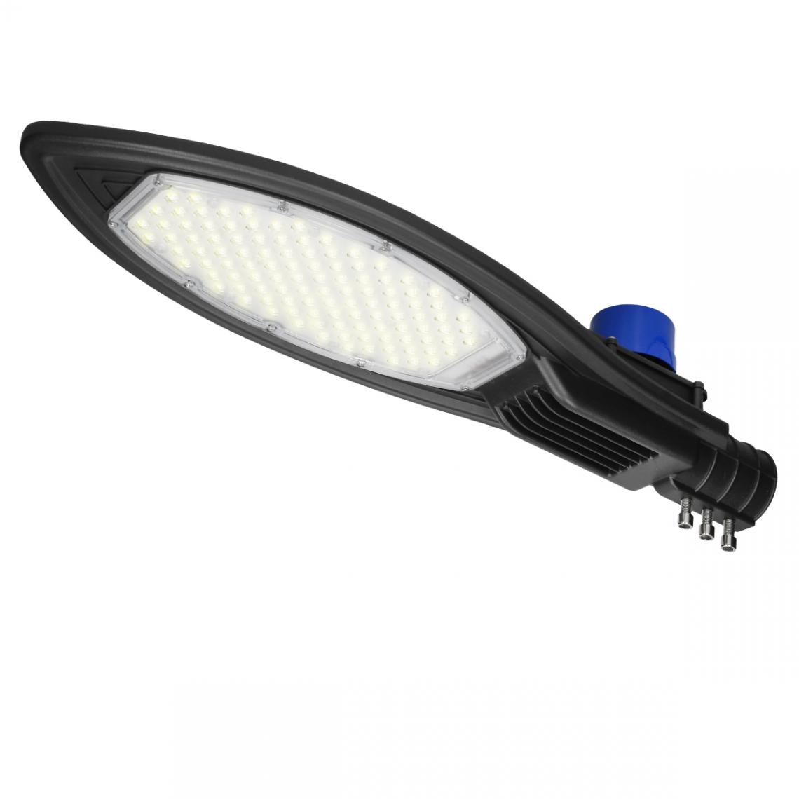 Ecd Germany - LED rue lampadaire rèverbere lampe extérieur blanc chaud 100 W avec capteur - Ruban LED