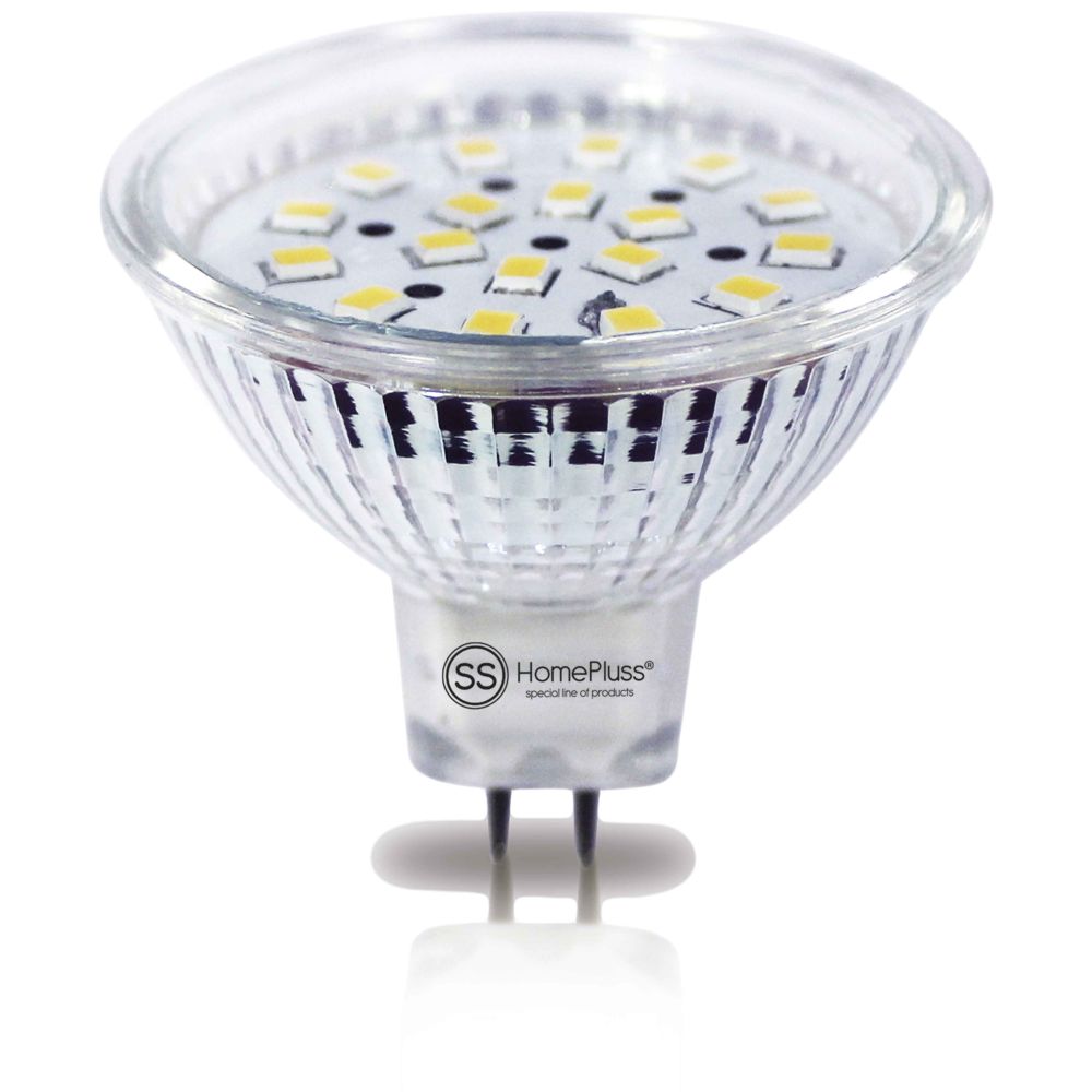 Provence Outillage - Ampoule led spot mr16 4,6w blanc chaud - Ampoules LED