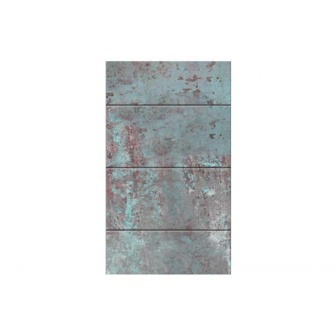 Artgeist - Papier peint - Turquoise Concrete .Taille : 50x1000 - Papier peint