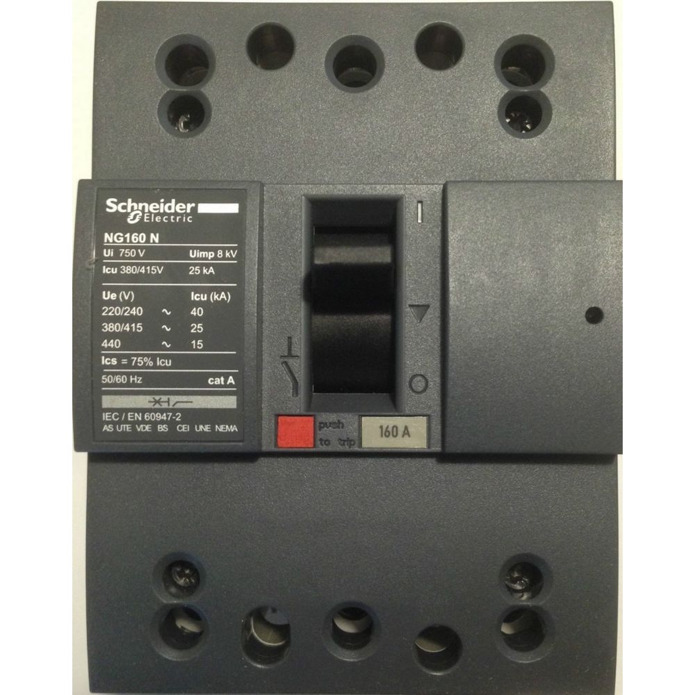 Schneider - Schneider 28620 - Disjoncteur NG160N TM160D 3P3D - Coupe-circuits et disjoncteurs