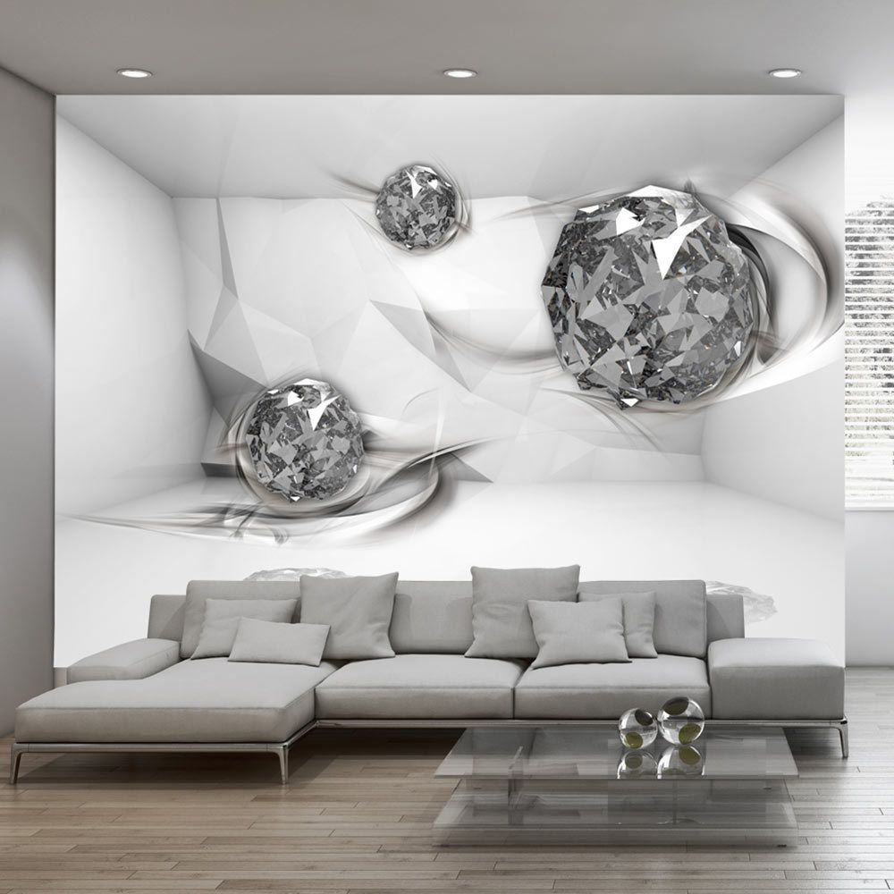 Bimago - Papier peint - Diamond chamber - Décoration, image, art | Abstractions | Moderne | - Papier peint