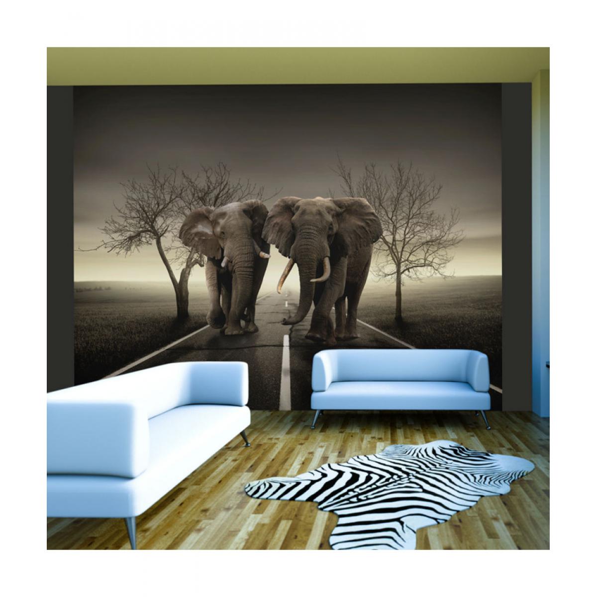 Artgeist - Papier peint - Ville d'éléphants 300x231 - Papier peint