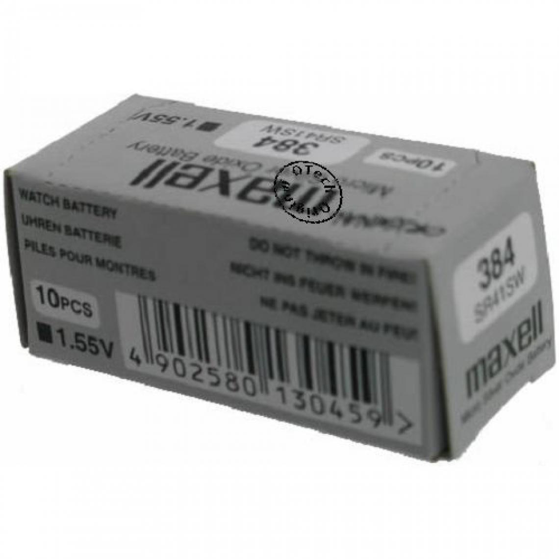 Otech - Pack de 10 piles maxell pour RENATA 384 - Piles rechargeables