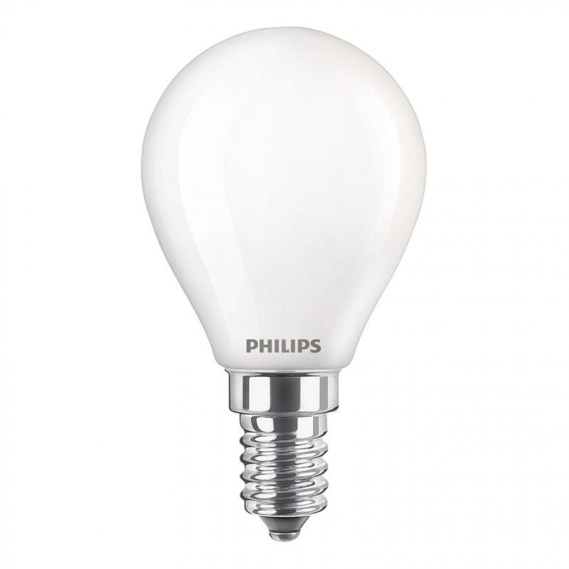 Philips - Ampoule LED sphérique E14 PHILIPS EQ40W blanc froid - Ampoules LED