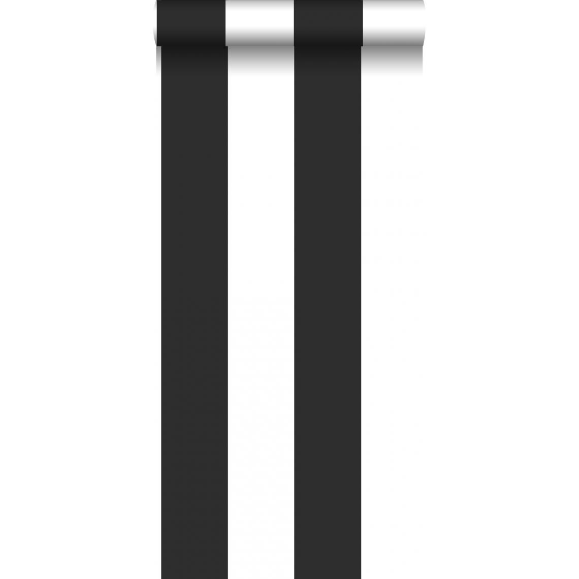 ESTAhome - ESTAhome papier peint à rayures noir et blanc - 139111 - 0.53 x 10.05 m - Papier peint