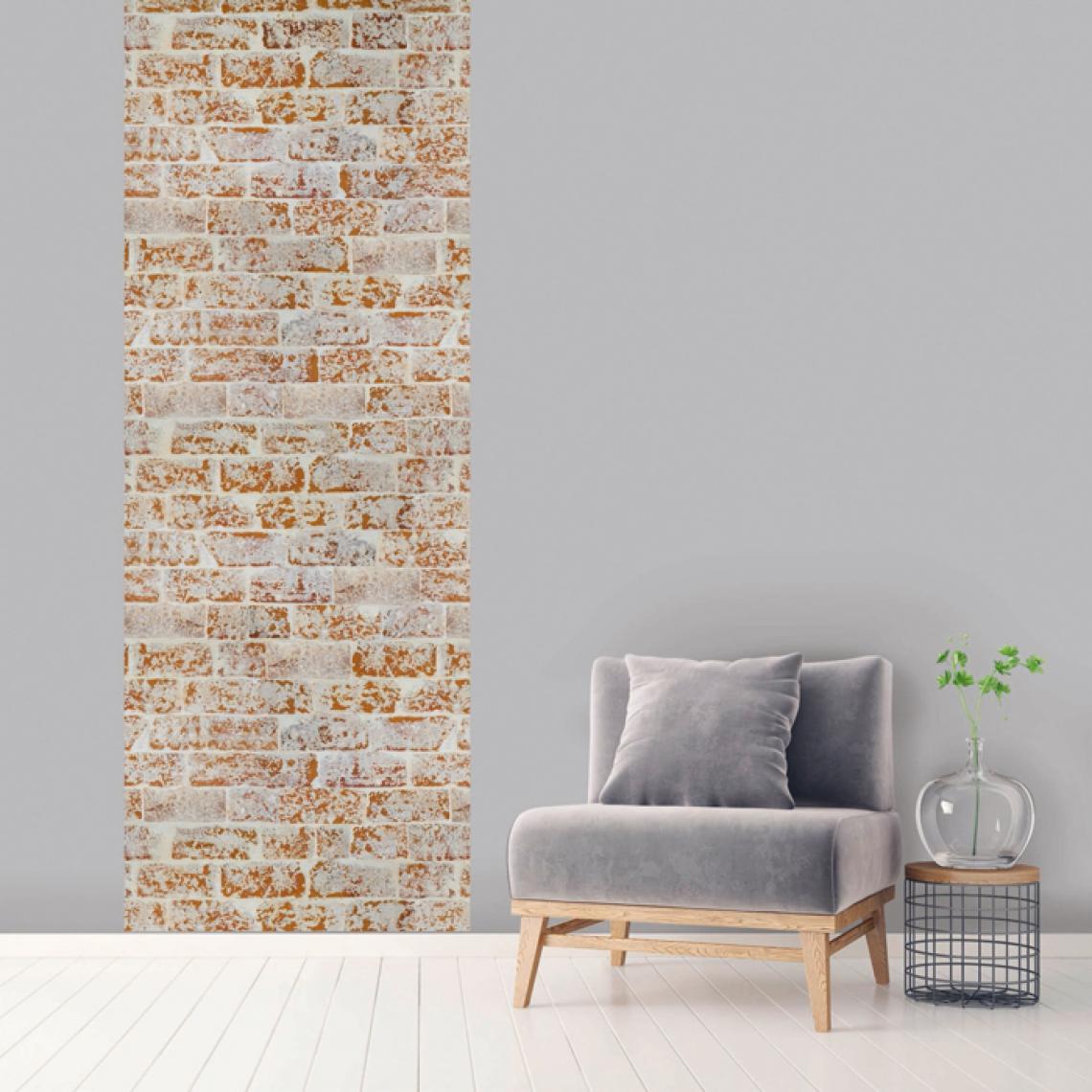 Rendez Vous Deco - Lé unique vertical Bricky 100 x 270 cm - Papier peint