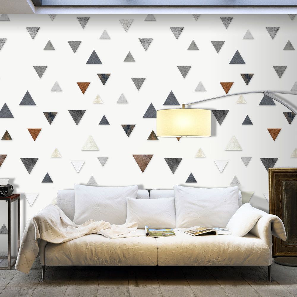marque generique - 50x1000 Papier peint Deko Panels Stylé Triangular Harmony - Papier peint