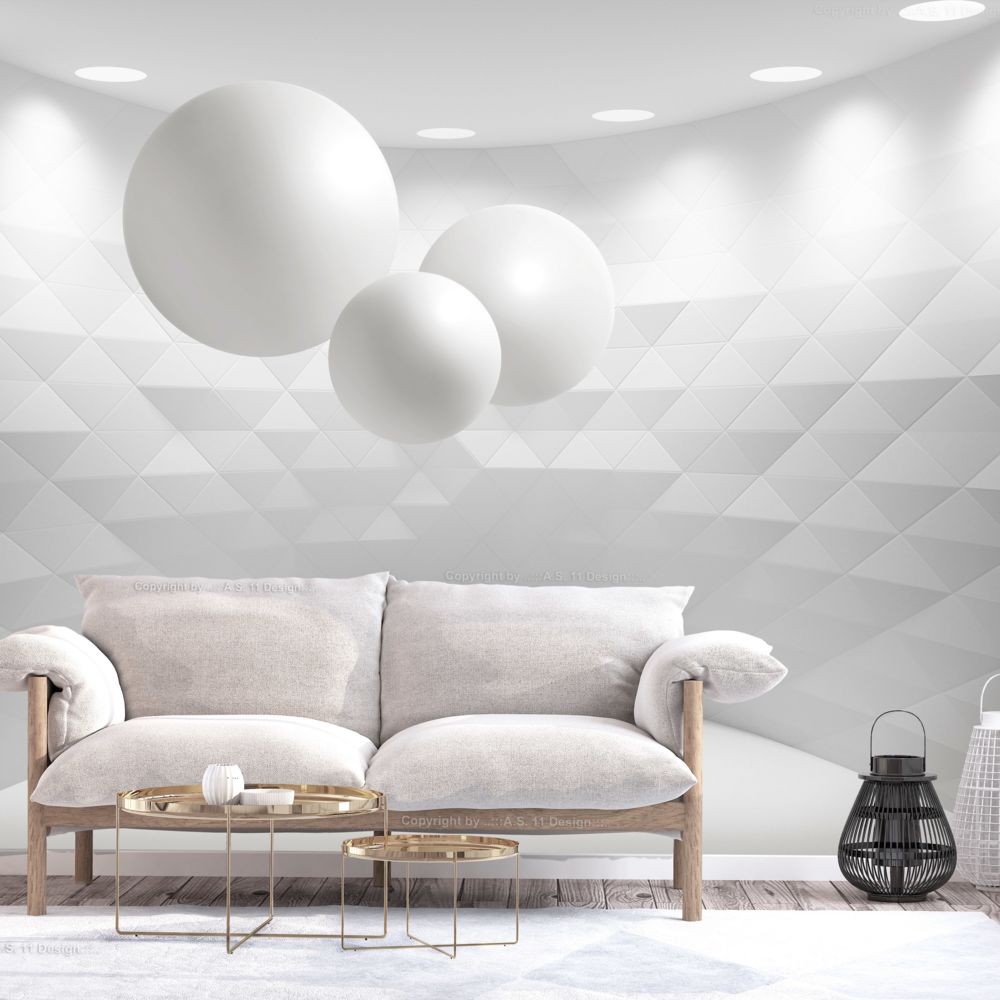 Bimago - Papier peint - Geometric Room - Décoration, image, art | 3D et Perspective | - Papier peint