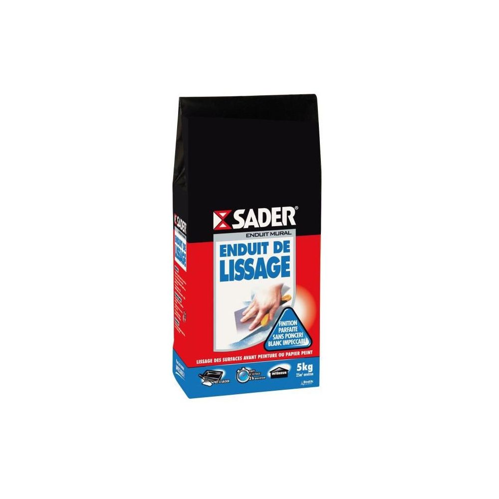 Sader - SADER Sac Enduit Lissage Poudre - 5kg - Enduit