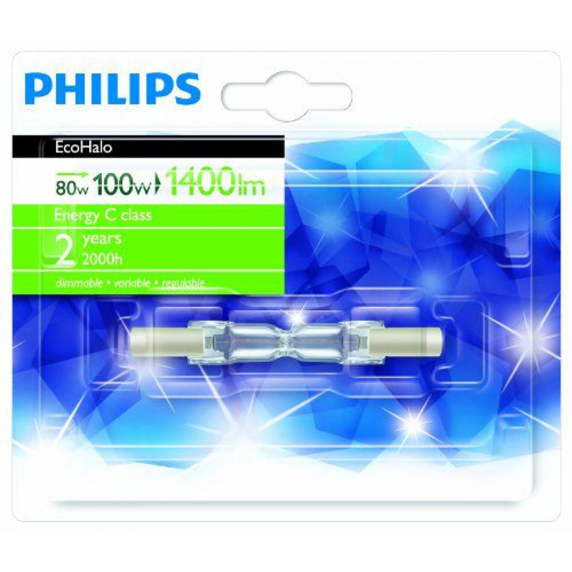 Philips - Philips EcoHalo Linear lamps Tube halogène - Ampoules LED