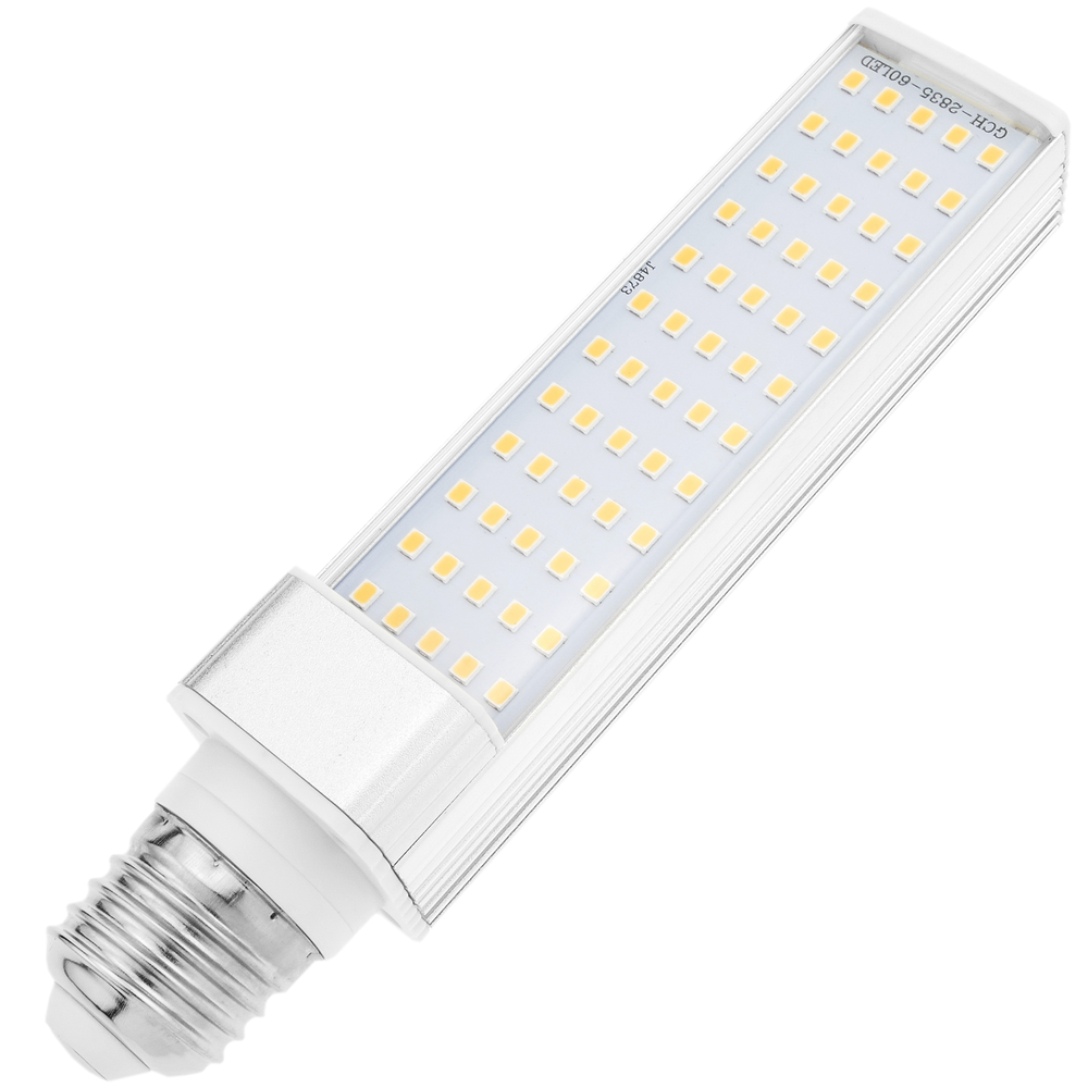 Bematik - Ampoule LED PLC E27 85-265VAC 10W. Tube de lumière chaude - Tubes et néons