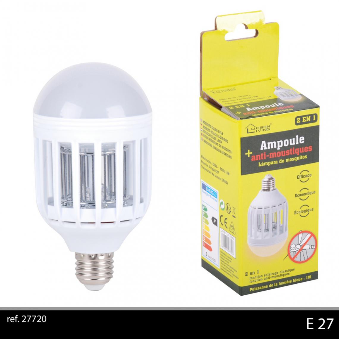 Maison Futee - Ampoule E27 anti-moustiques avec éclairage 9 Watts - Ampoules LED