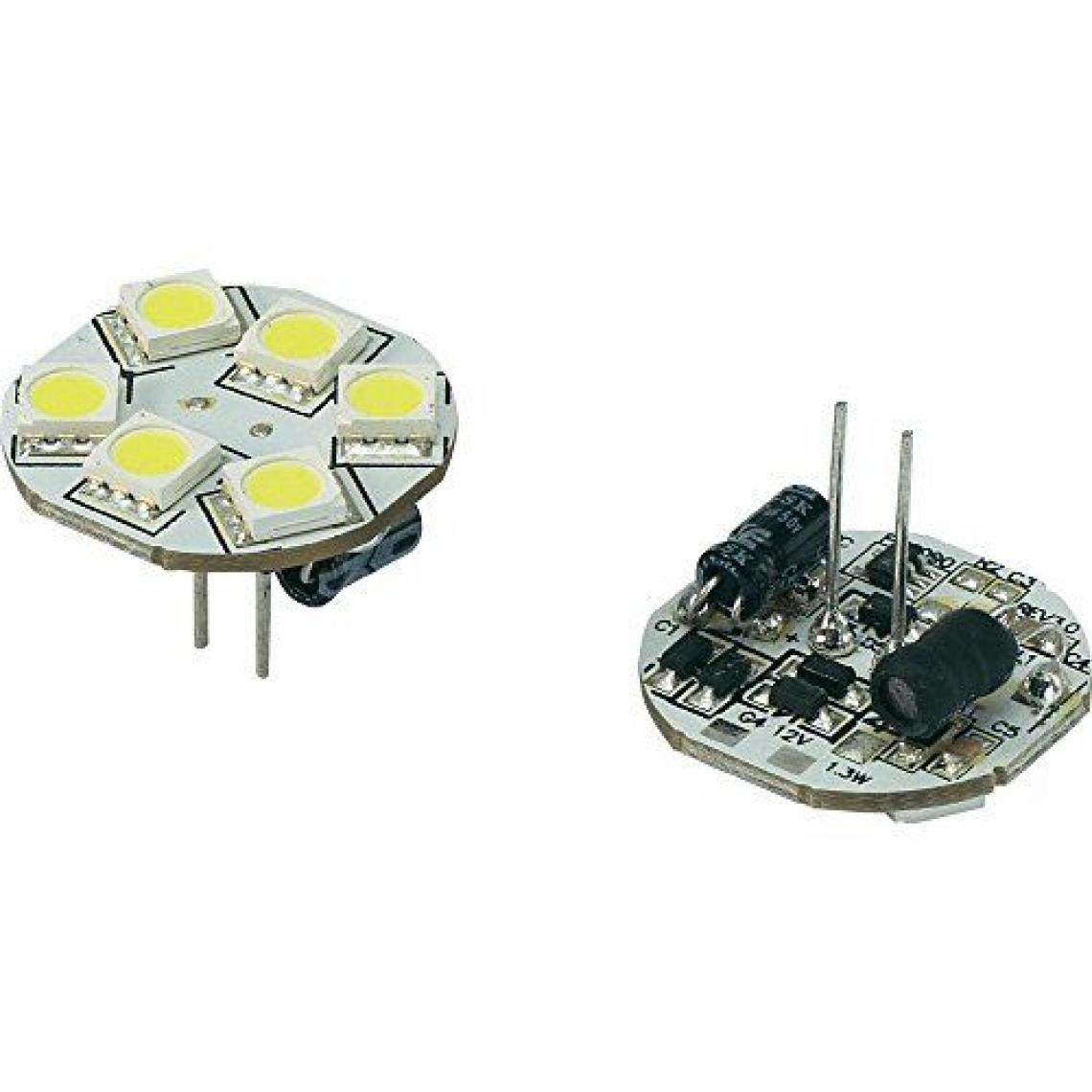 Inconnu - Ampoule LED unicolore G4 Renkforce 792396 à broches 1.3 W = 10 W blanc froid (Ø x L) 23 mm x 23 mm EEC: n/a 1 pc(s) - Ampoules LED