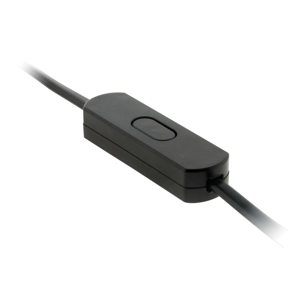 Elexity - Mini variateur de lumière - Compatible LED - Noir - Interrupteurs et prises en saillie