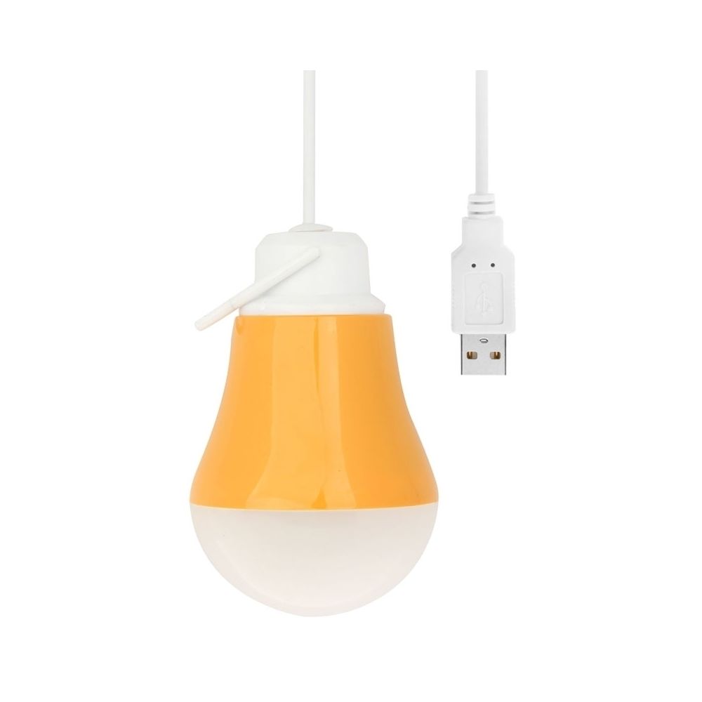 Wewoo - Ampoule blanc et Orange LED basse tension 5V 3W 250lm USB, froid, longueur de câble: 1,1 m - Ampoules LED