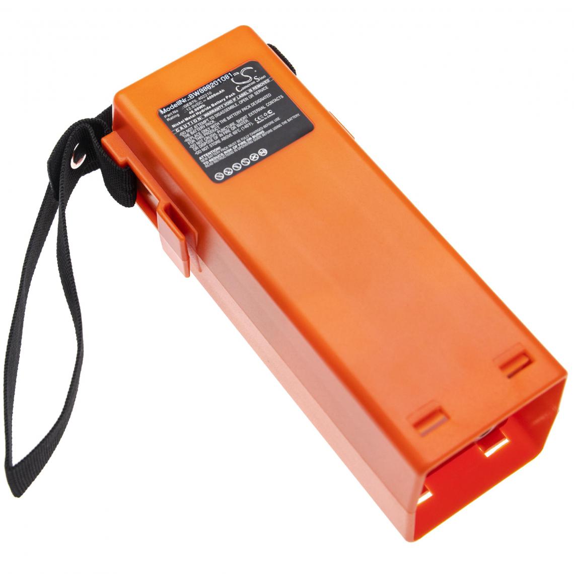 Vhbw - vhbw Batterie compatible avec Leica station totale TCA1800, TPS100, station totale TPS100 télémètre laser outil de mesure (4000mAh 12V NiMH) - Piles rechargeables