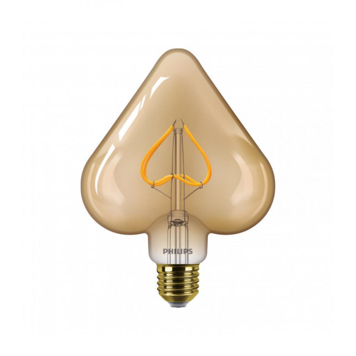 Philips - Philips Ampoule LED 12W Coeur E27 2000K GOLD Non Dimmable - Ampoules LED