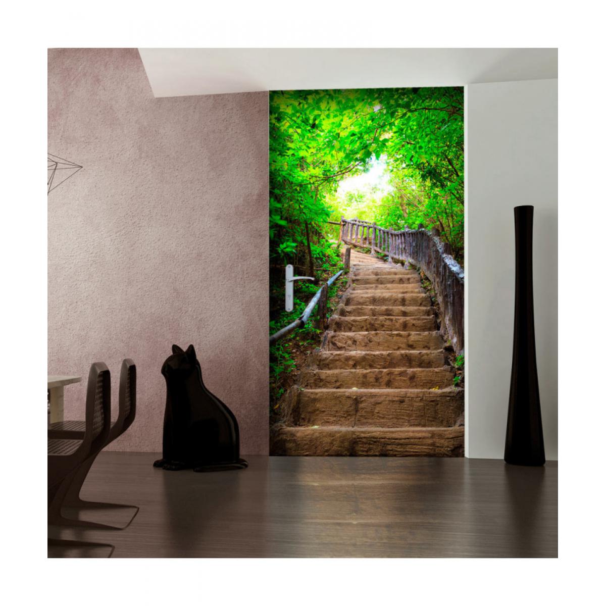Artgeist - Papier-peint pour porte - Photo wallpaper – Stairs from nature I 90x210 - Papier peint