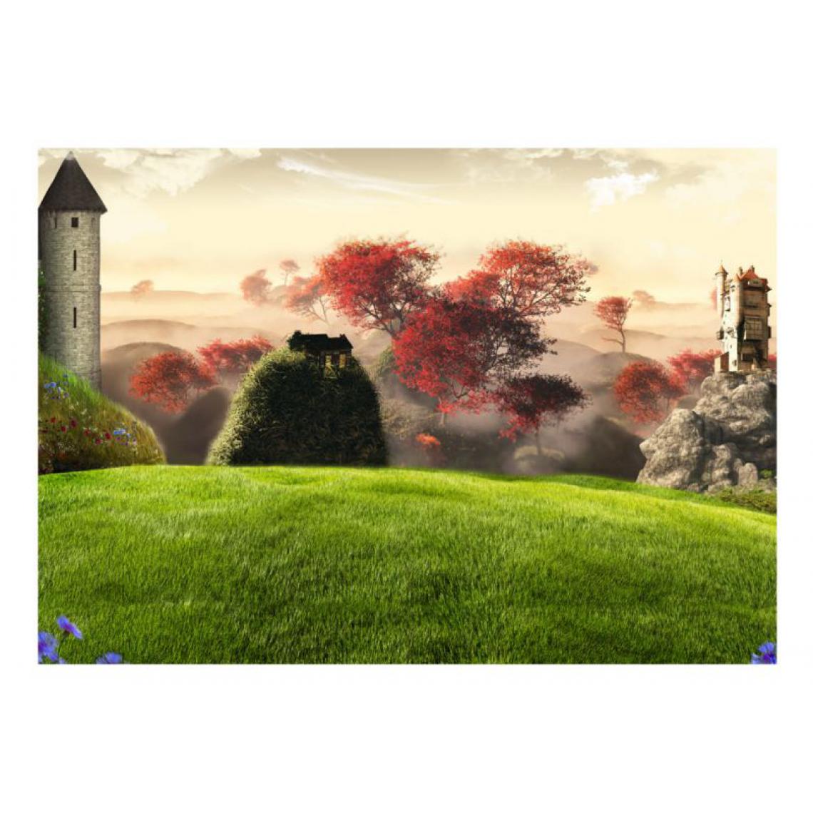 Artgeist - Papier peint - Castles .Taille : 150x105 - Papier peint