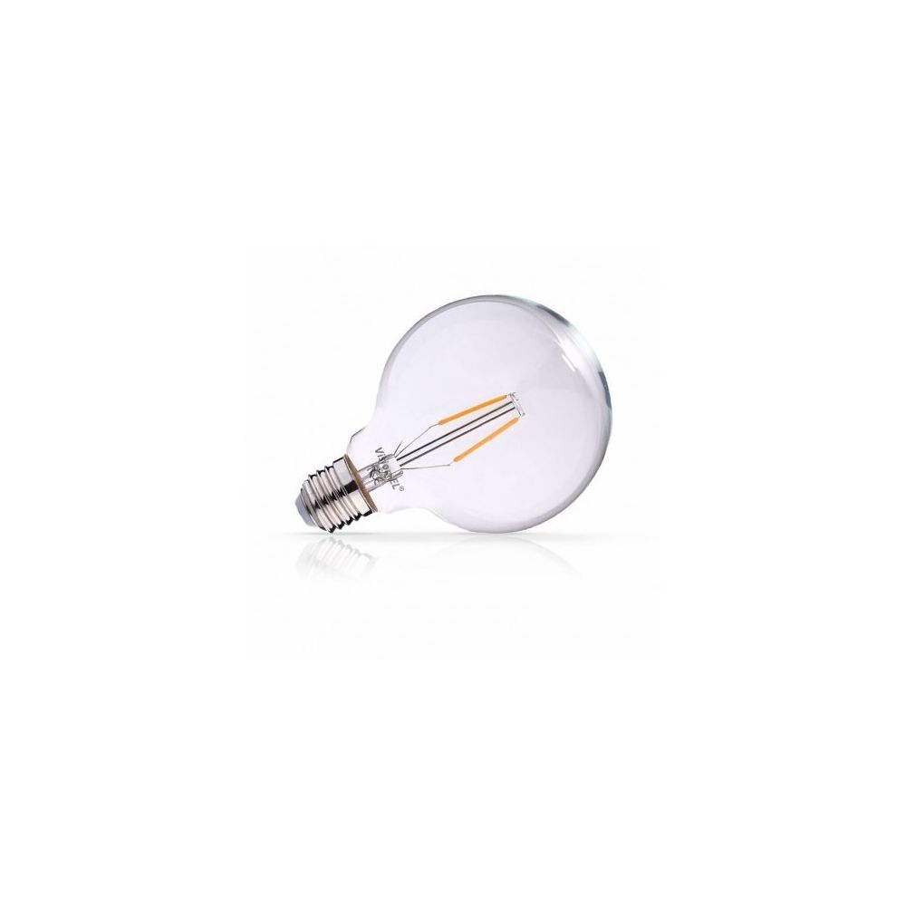 Vision-El - Ampoule LED E27 G125 Filament 2W 2700 K - Ampoules LED