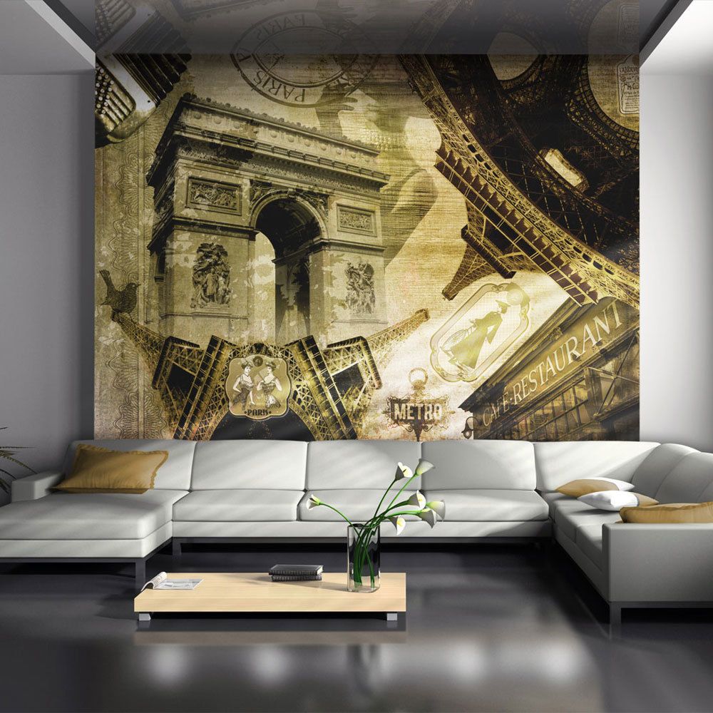 Bimago - Papier peint | Collage parisien | 350x270 | | - Papier peint