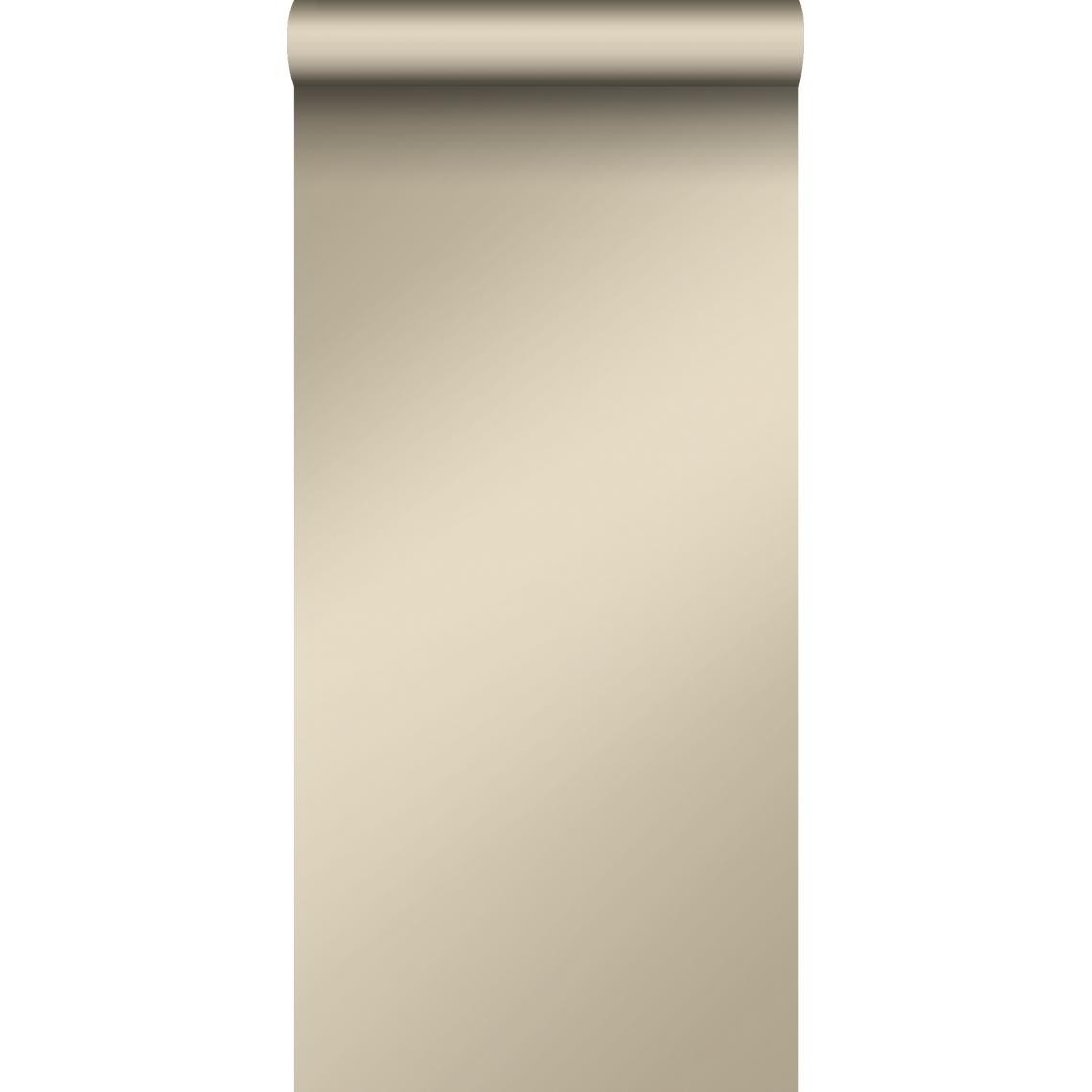 Origin - Origin papier peint uni bronze brillant - 345706 - 53 cm x 10,05 m - Papier peint
