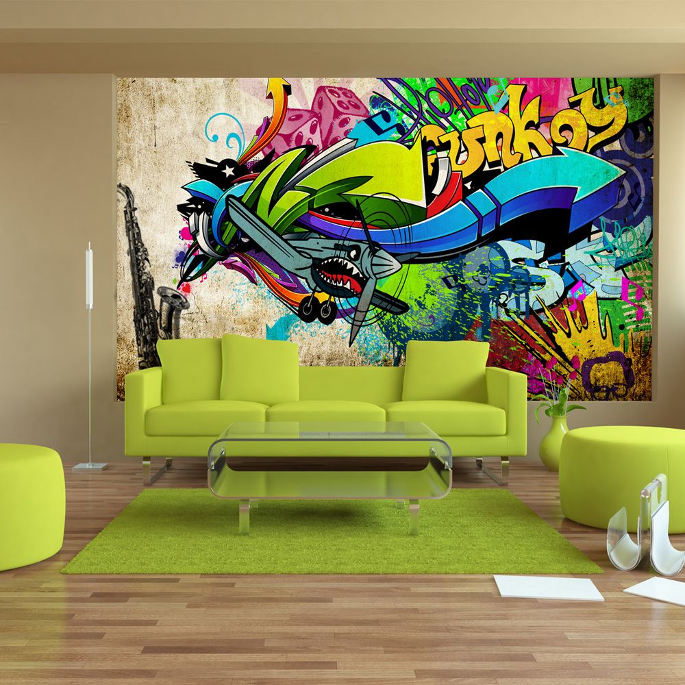 Bimago - Papier peint - Funky - graffiti - Décoration, image, art | Street art | - Papier peint