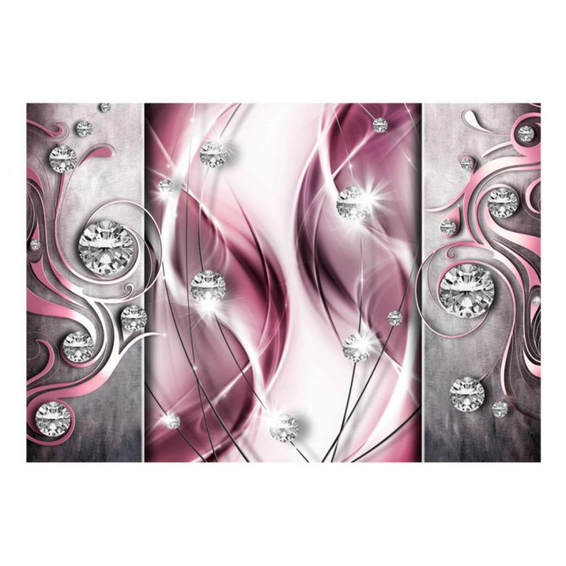 Artgeist - Papier peint - Pink and Diamonds .Taille : 100x70 - Papier peint