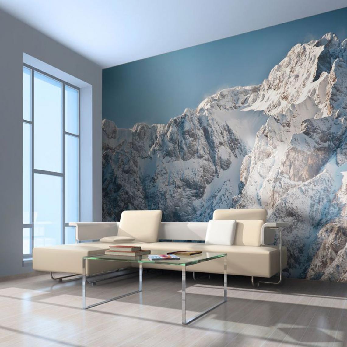 Artgeist - Papier peint - Paysage enneigé, Alpes .Taille : 300x231 - Papier peint