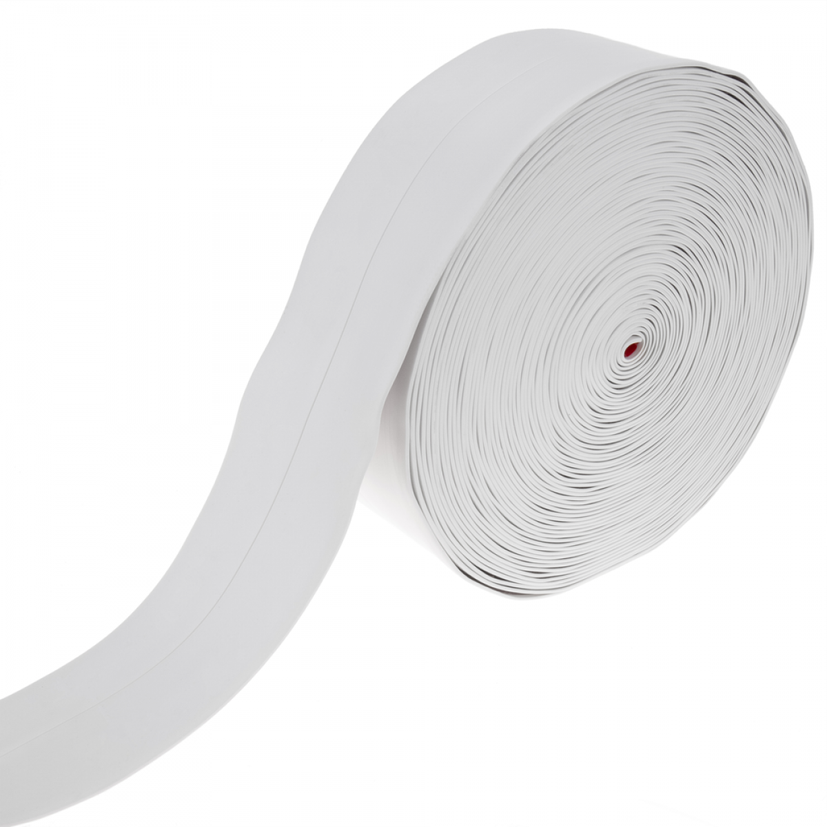 Primematik - Plinthe flexible autocollante 19 x 19 mm. Longueur 20 m blanc - Plinthe carrelage