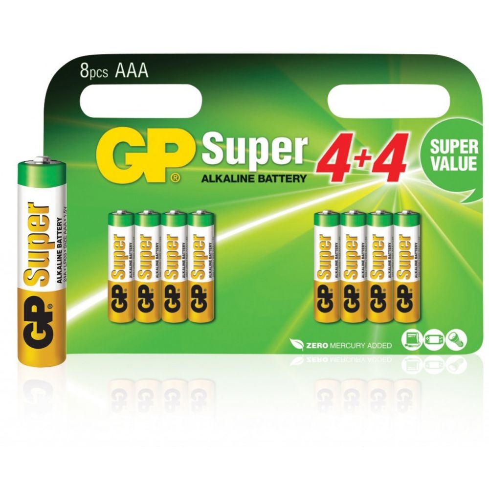 Gp - GP piles AAA alcalines mignon penlite - Piles rechargeables