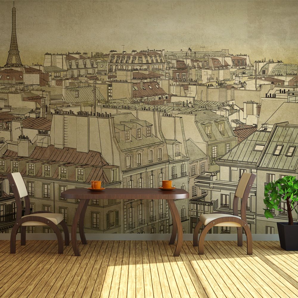 Bimago - Papier peint - Good bye Paris! - Décoration, image, art | Ville et Architecture | Paris | - Papier peint