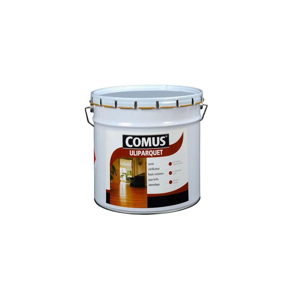 Comus - Comus - Vitrificateur-vernis bois ULIPARQUET 3L Brillant incolore - 13076 - Peinture intérieure
