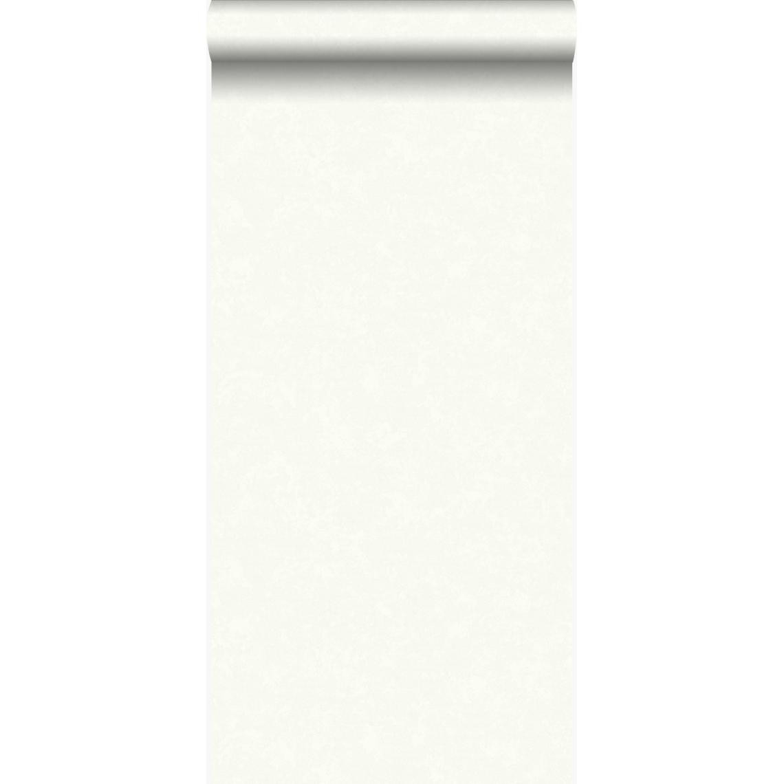 Origin - Origin papier peint uni blanc cassé - 345940 - 53 cm x 10,05 m - Papier peint