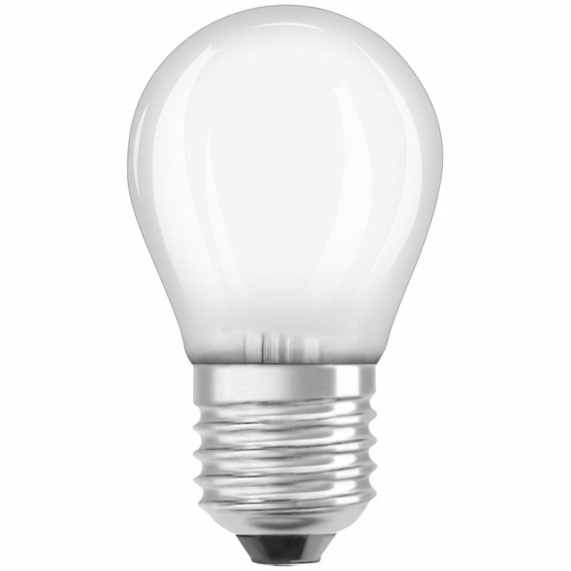 Osram - OSRAM Ampoule LED Sphérique verre dépoli 4W=40 E27 chaud - Ampoules LED