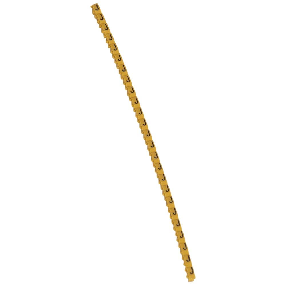 Legrand - repère pour fil de 0.15 à 0.5 mm2 - lettre j - couleur jaune - legrand cab 3 - Accessoires de câblage