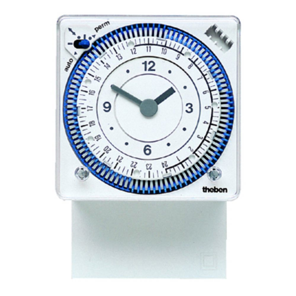 Theben - horloge horaire - 1 contact no / nf - theben 1890801 - Télérupteurs, minuteries et horloges
