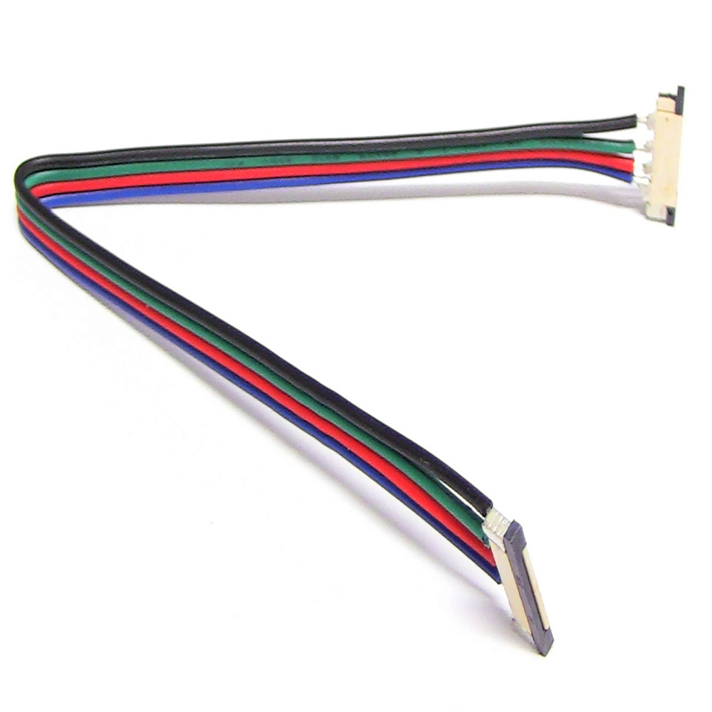 Bematik - Splice avec câble de 20 cm pour RGB LED bande de 12 mm - Ruban LED