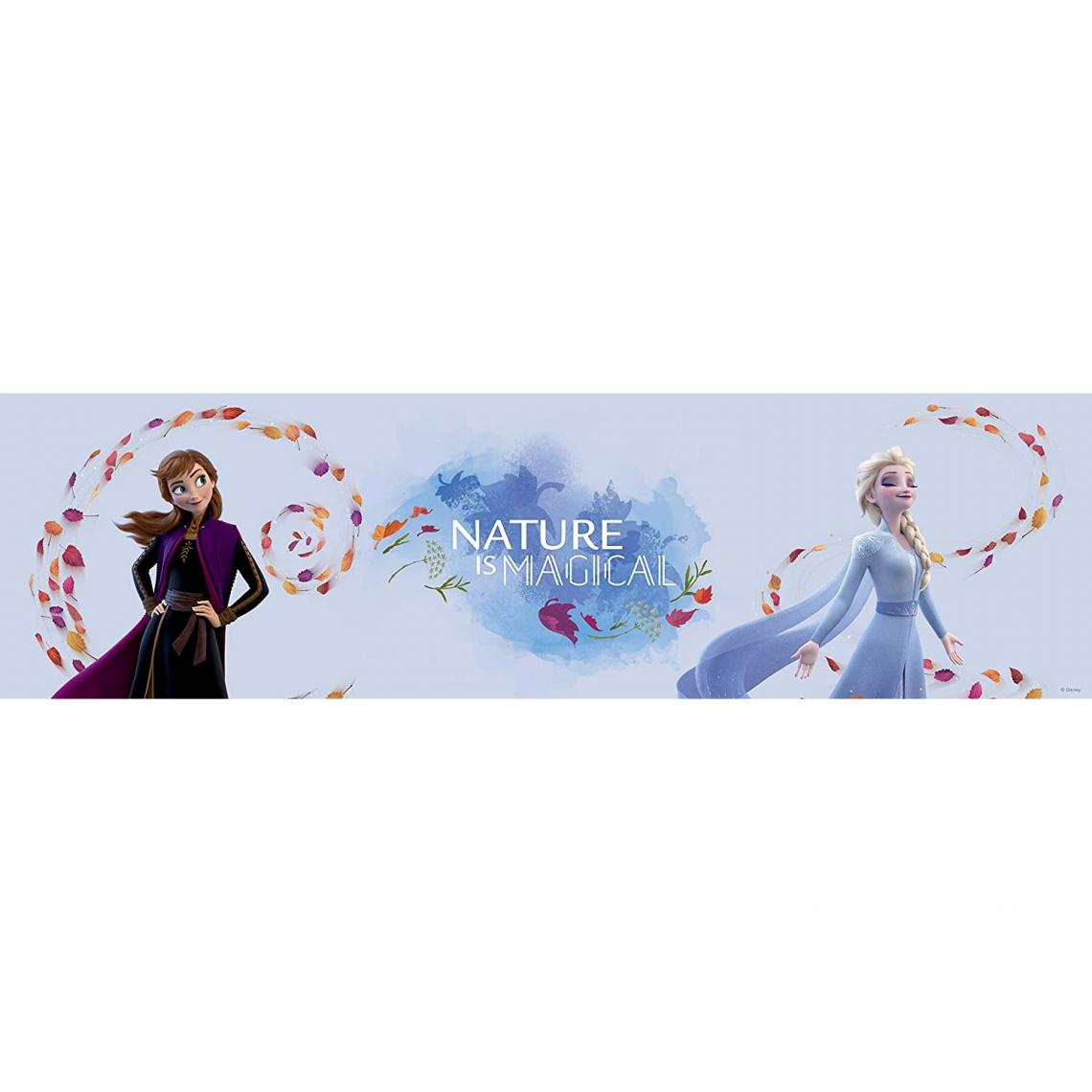 Ag Art - Frise auto-adhésive Disney - La Reine des Neiges 2 - modèle La nature est magique - 5 M x 10 CM - Frise murale