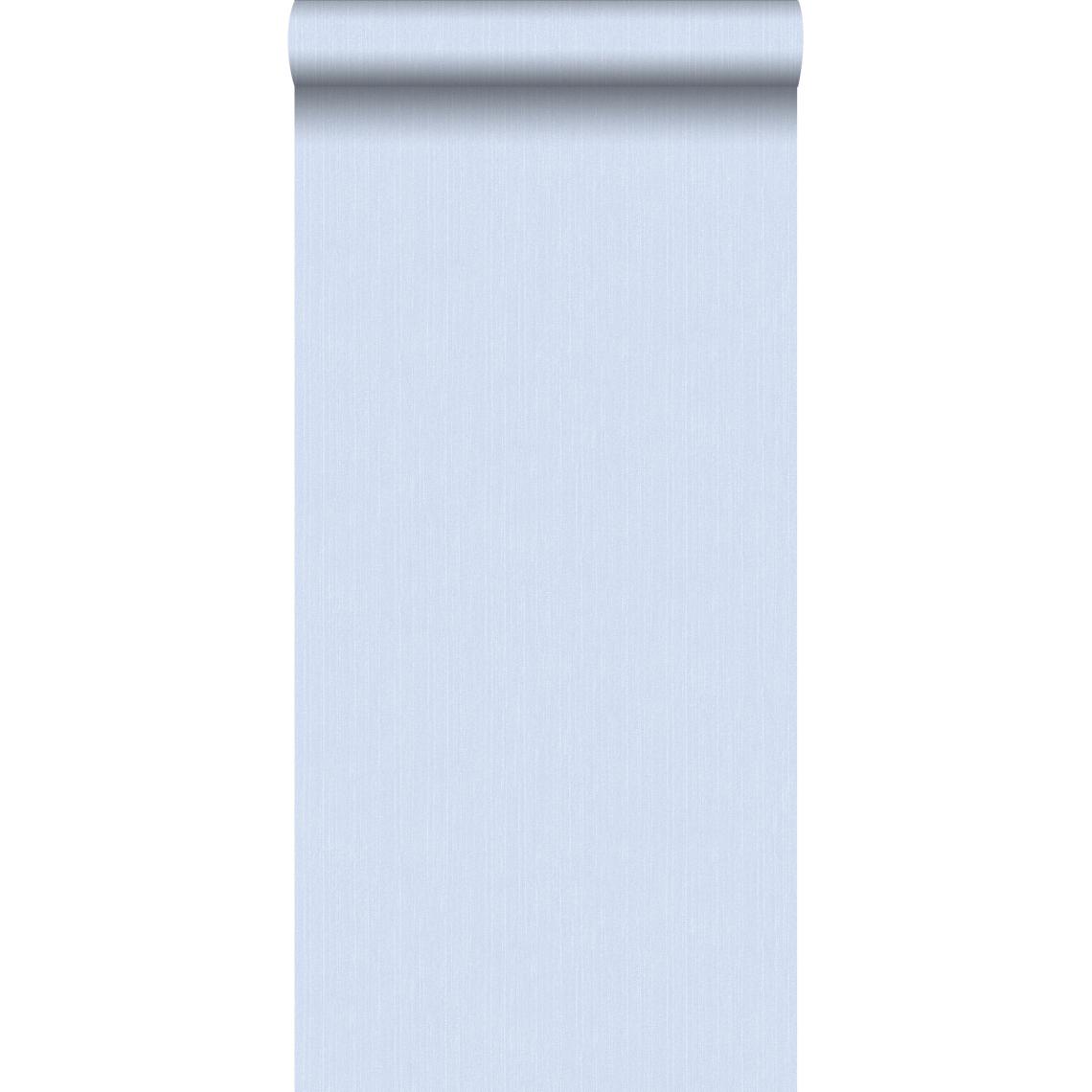 ESTAhome - ESTAhome papier peint texture denim jeans bleu clair - 137734 - 53 cm x 10,05 m - Papier peint